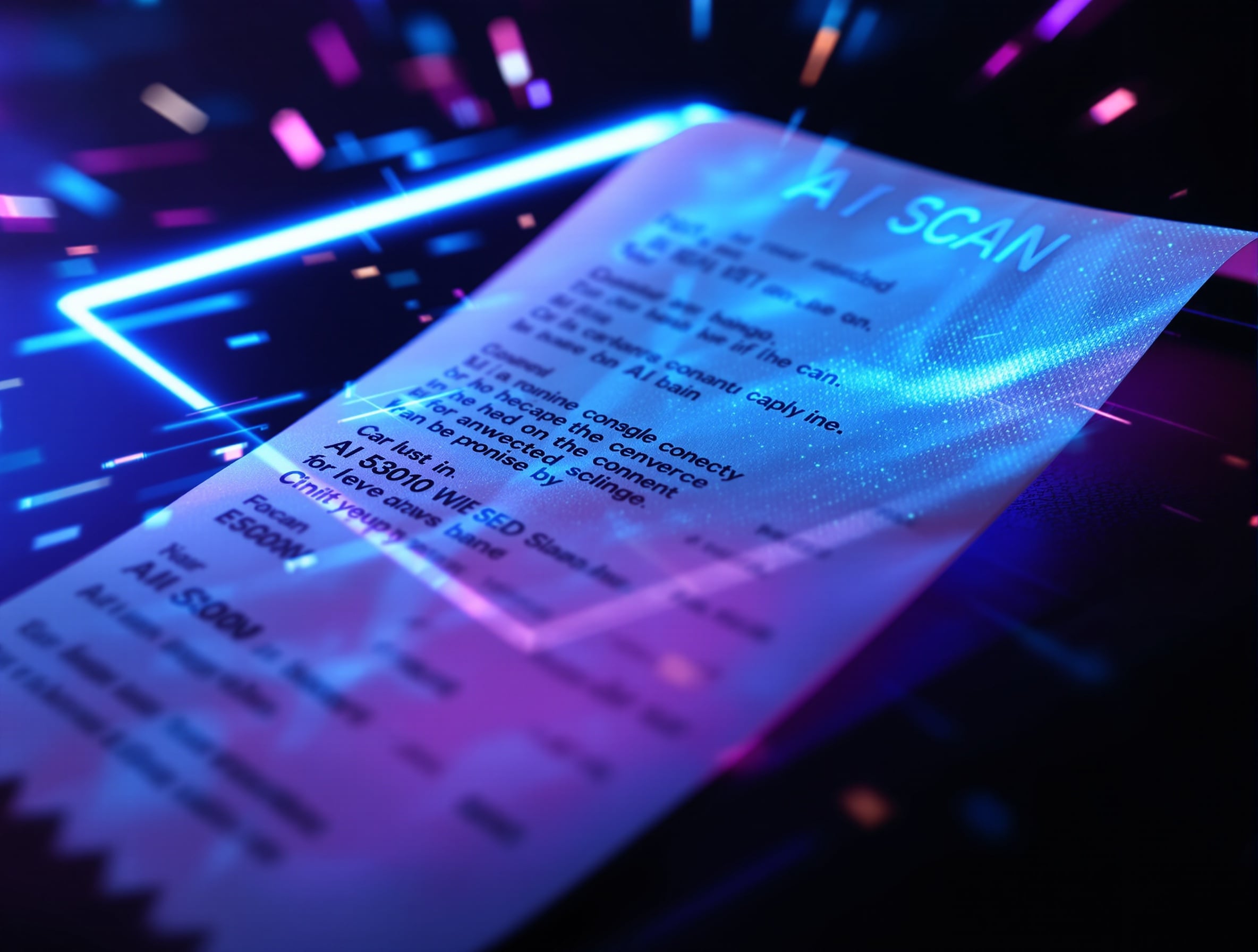 Smart Receipt Scanning